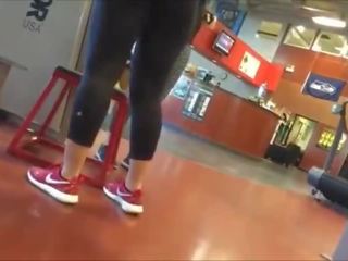 Candid Yoga Pants Gym Ass