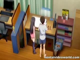 Hentai dark haired in tit job hentai bayan video