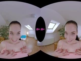 18VR Lucia Denvile Gets phallus shortly after Massage VR dirty film