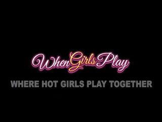 Când fete juca: lesbiană kari și lily în servitoare pentru vă rog the proprietar