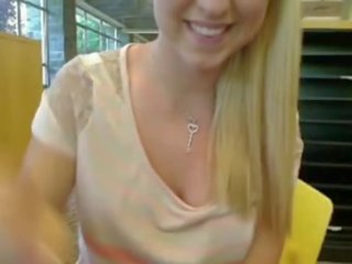 Tasha from www.Mysluttycams.com squirt in library yesterday