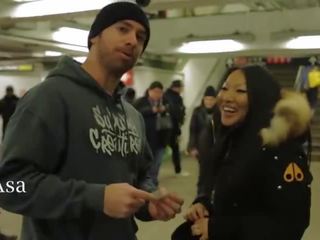 No Pants Subway Ride Challenge with Asa Akira and Subway Creatures