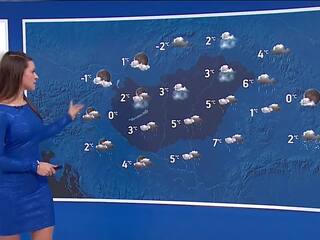 Csilla Molnar Weather sweetheart 30th December 2020: Free sex video 6e