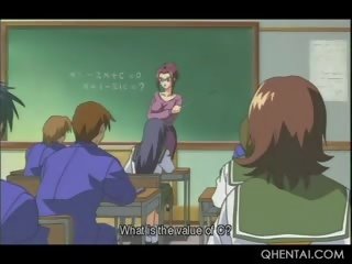 Bondáž hentai školní učitel foukání ji studentů johnson