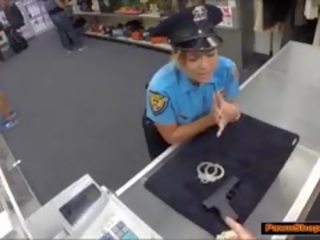 Busty Latina Cop Gets Nailed For Money