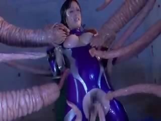 Thick tentacle drilling bigtit oriental X rated movie strumpet wet cunt