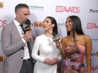 Pornhub on the red carpet with asa akira and keiran lee