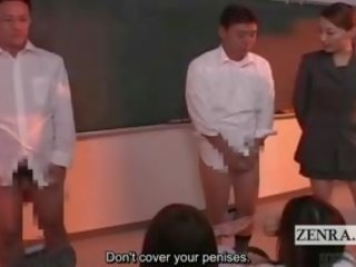 Subtitled eşikli heleý, ýalaňaç erkek bottomless japan students school teasing