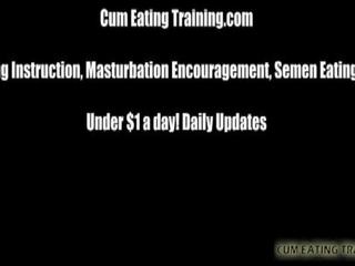 CEI Cum Eating Instructions and Femdom movies