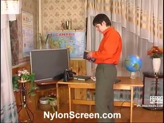 Isabella And Adam splendid Nylon Action