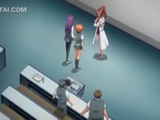 Anime School xxx clip With excellent Teacher Getting Pussy Fucked