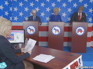 Presidential debate קצוות עם כולם המזוין