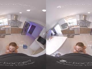 VR BANGERS Creampie Fun in the Kitchen with Blonde Teen VR dirty movie