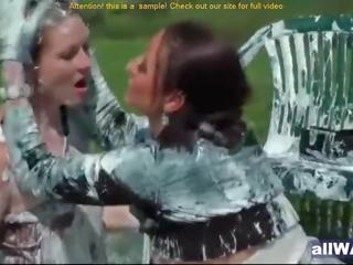 Classy European Lesbians Get Messy