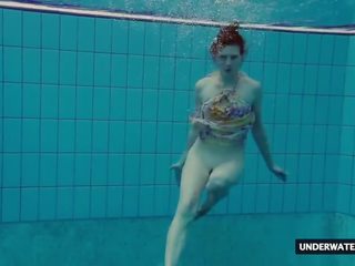 Fabulous Big Titted Teen Lera Swimming in the Pool