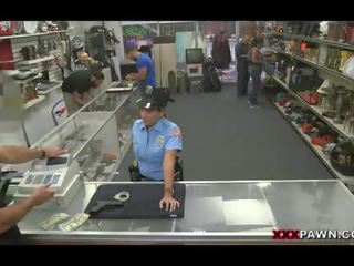 Security officer fucked with pawnkeeper