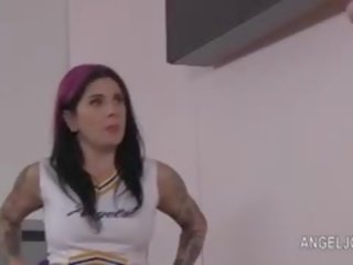 Duro x calificación vídeo con desagradable punk princesa joanna ángel