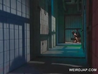 Fragile asian teen sex movie slave gets chained and