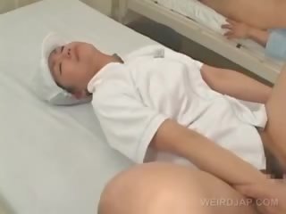 Pretty Asian Nurse Pussy Fucked Deep By Her Patient