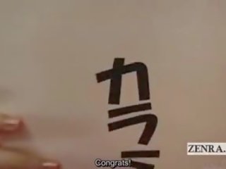 Ondertiteld nudist japans av sterren bus spelletje ijs- breaker