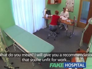 FakeHospital beguiling redhead will do anything for a sick note to get off work